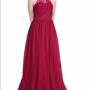 Girls Burgundy Dresses